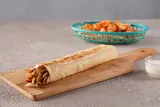 Chicken Shawerma with Fries Sandwich