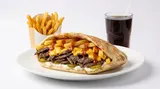 Meat Shawerma with Chadder Cheese Combo Sandwich
