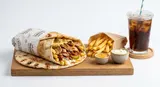 Chicken Shawerma with Seasoned Cheese Combo Sandwich